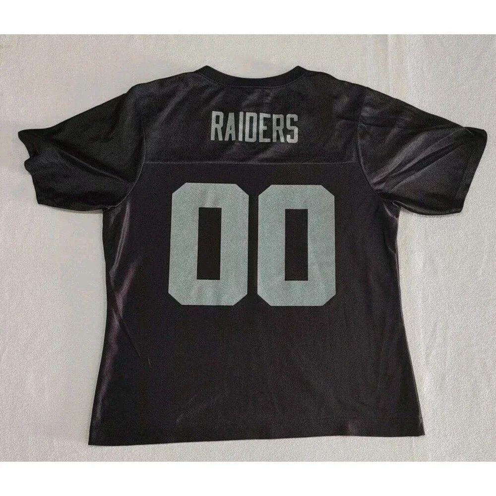 Las Vegas Oakland Raiders Women’s NFL Team Apparel Jersey #00 Size Medium